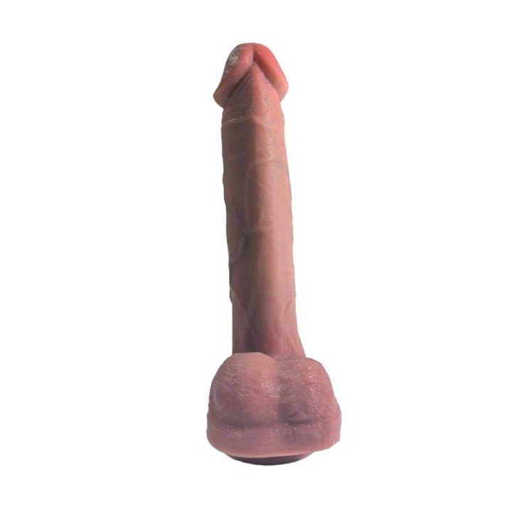 Dildo con vibración, Thrusting y Calor 28 cm